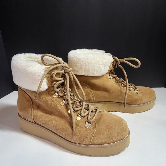 Sam Edelman Lace Up Ankle Boots - Picture 1 of 8